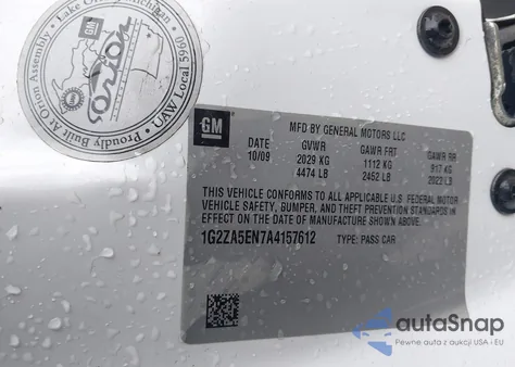 2010 Pontiac G6 from USA, damaged, VIN 1G2ZA5EN7A4157612